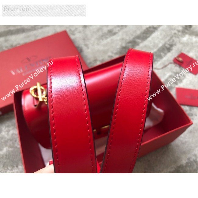 Valentino Large VSLING Smooth Calfskin Shoulder Bag Red 2019 (JIND-9070927)