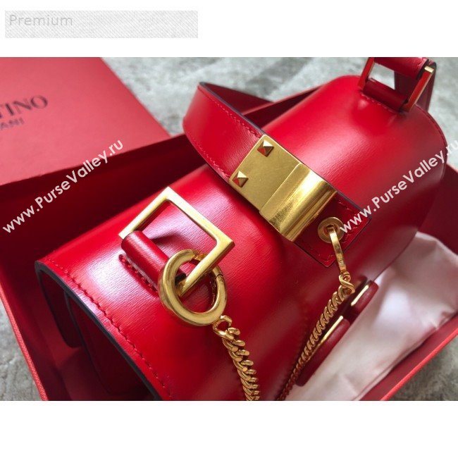 Valentino Large VSLING Smooth Calfskin Shoulder Bag Red 2019 (JIND-9070927)