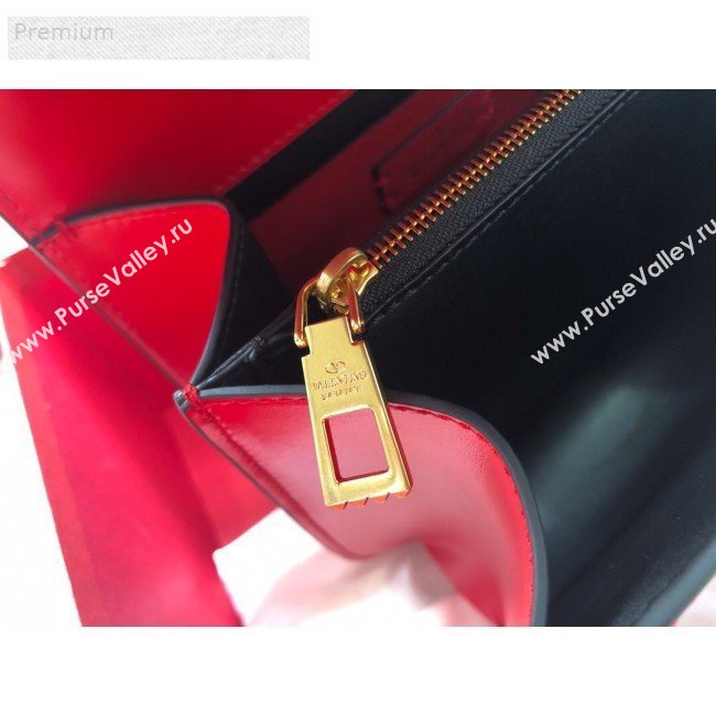 Valentino Large VSLING Smooth Calfskin Shoulder Bag Red 2019 (JIND-9070927)