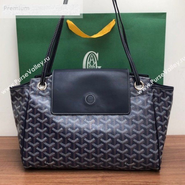 Goyard Rouette Shoulder Bag Navy Blue 2019 (LMGY-9070930)
