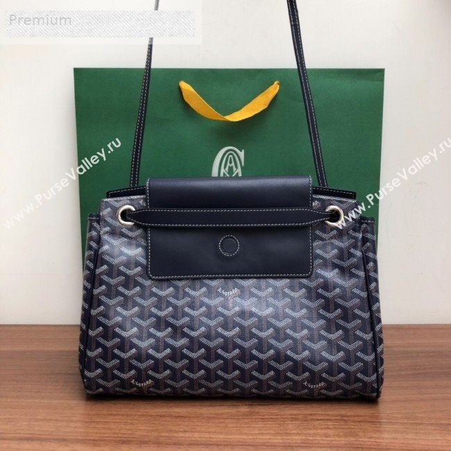 Goyard Rouette Shoulder Bag Navy Blue 2019 (LMGY-9070930)