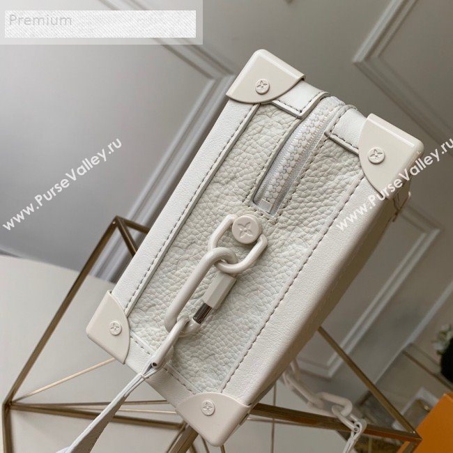 Louis Vuitton Monogram Empreinte Leather Soft Trunk Case Shoulder Bag M44478 White 2019 (KD-9070824)