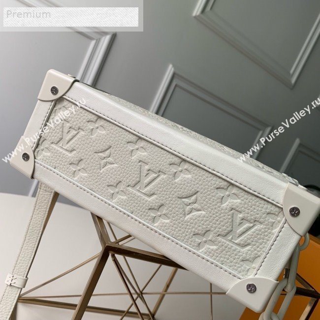 Louis Vuitton Monogram Empreinte Leather Soft Trunk Case Shoulder Bag M44478 White 2019 (KD-9070824)