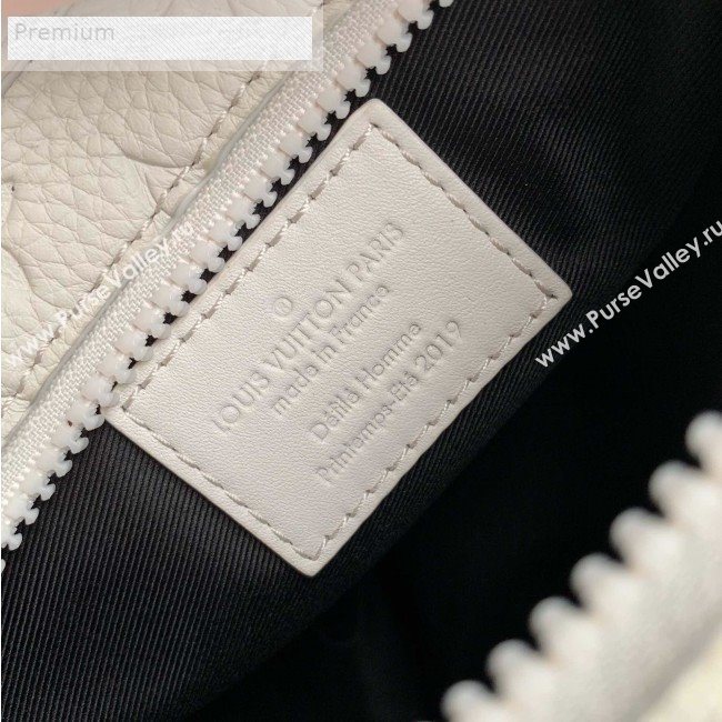 Louis Vuitton Monogram Empreinte Leather Soft Trunk Case Shoulder Bag M44478 White 2019 (KD-9070824)