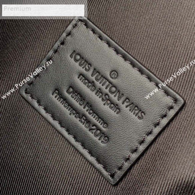 Louis Vuitton Monogram Empreinte Leather Soft Trunk Case Shoulder Bag M44478 Black 2019 (KD-9070823)