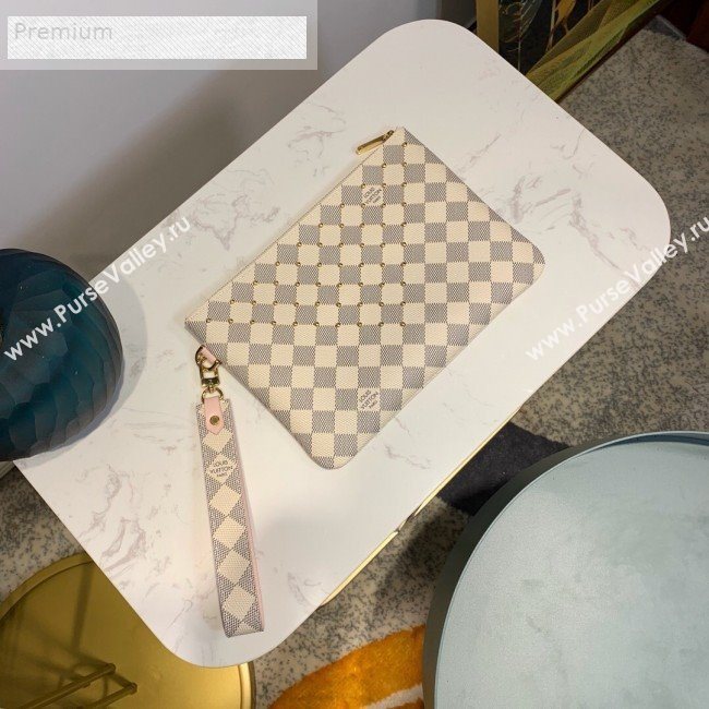 Louis Vuitton Damier Azur Canvas Studded City Pouch N60253 2019 (LVSJ-9070829)