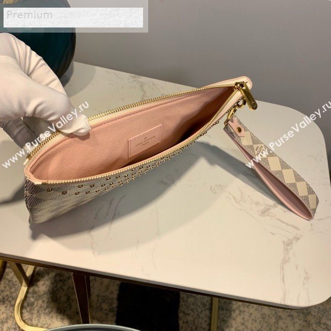 Louis Vuitton Damier Azur Canvas Studded City Pouch N60253 2019 (LVSJ-9070829)