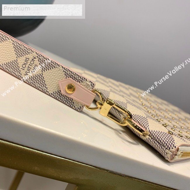 Louis Vuitton Damier Azur Canvas Studded City Pouch N60253 2019 (LVSJ-9070829)