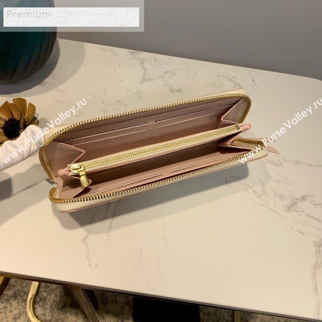 Louis Vuitton Damier Azur Canvas Studded Clemence Long Zipped Wallet N60252 2019 (LVSJ-9070830)