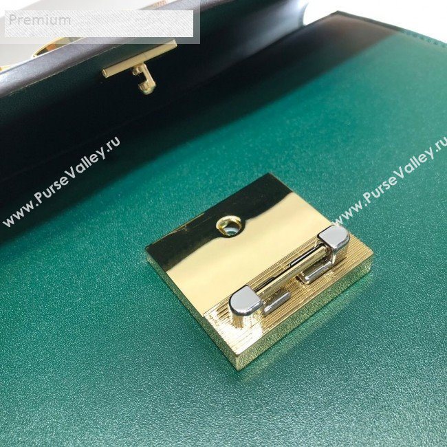 Gucci Zumi Smooth Leather Small Shoulder Bag 576388 Green 2019 (DLH-9070836)