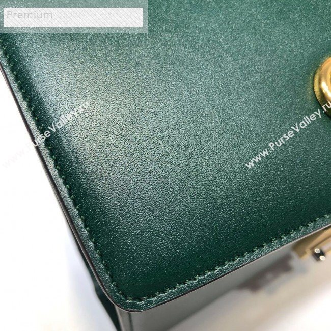 Gucci Zumi Smooth Leather Small Shoulder Bag 576388 Green 2019 (DLH-9070836)
