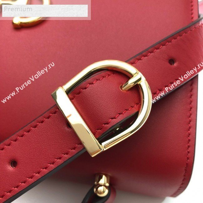 Gucci Zumi Smooth Leather Small Shoulder Bag 576388 Red 2019 (DLH-9070840)