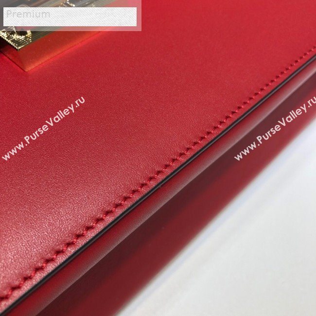 Gucci Zumi Smooth Leather Small Shoulder Bag 576388 Red 2019 (DLH-9070840)