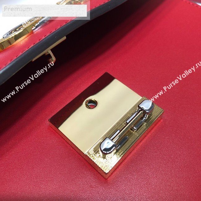 Gucci Zumi Smooth Leather Small Shoulder Bag 576388 Red 2019 (DLH-9070840)