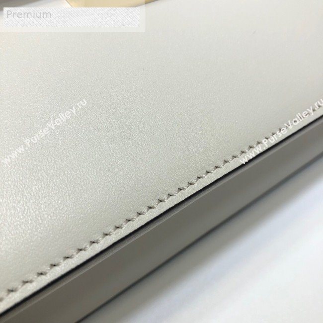 Gucci Zumi Smooth Leather Small Shoulder Bag 576388 White 2019 (DLH-9070835)