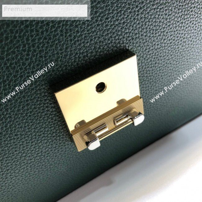 Gucci Zumi Grainy Leather Small Shoulder Bag 576388 Green 2019 (DLH-9070837)