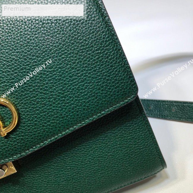 Gucci Zumi Grainy Leather Small Shoulder Bag 576388 Green 2019 (DLH-9070837)
