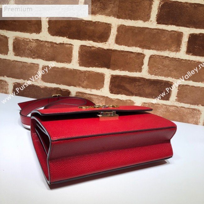 Gucci Zumi Grainy Leather Small Shoulder Bag 576388 Red 2019 (DLH-9070841)