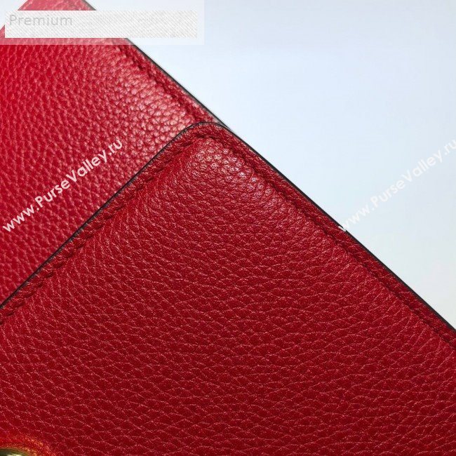 Gucci Zumi Grainy Leather Small Shoulder Bag 576388 Red 2019 (DLH-9070841)