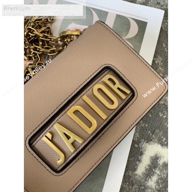 Dior JAdior Mini Flap Chain Bag in Palm Grained Leather Beige 2019 (XXG-9070861)