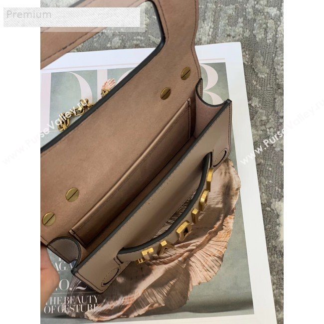 Dior JAdior Mini Flap Chain Bag in Palm Grained Leather Beige 2019 (XXG-9070861)