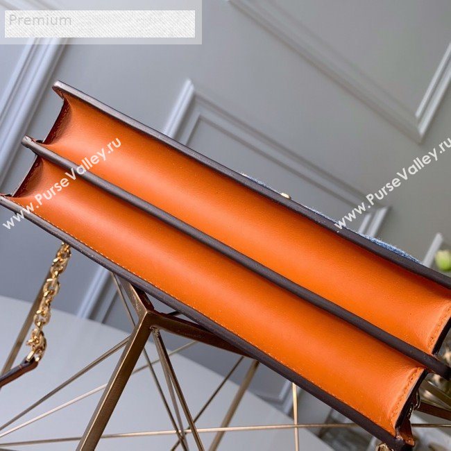 Louis Vuitton Monogram Quilted Denim Trunk Clutch Shoulder Bag M55047 2019 (KD-9071251)