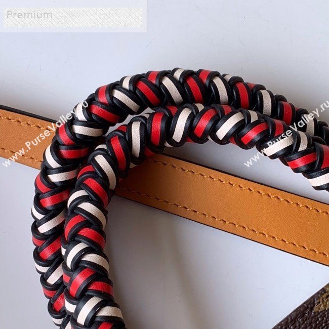 Louis Vuitton Monogram Canvas Montaigne BB Braided Top Handle Bag M44671 2019 (FANG-9071255)