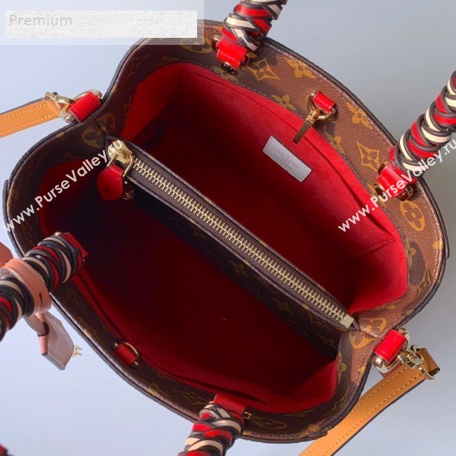 Louis Vuitton Monogram Canvas Montaigne BB Braided Top Handle Bag M44671 2019 (FANG-9071255)