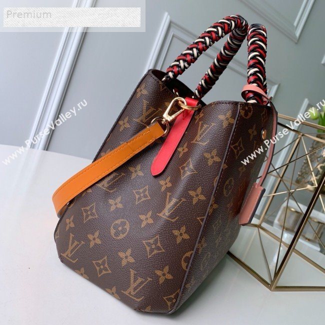 Louis Vuitton Monogram Canvas Montaigne MM Braided Top Handle Bag M44672 2019 (FANG-9071256)