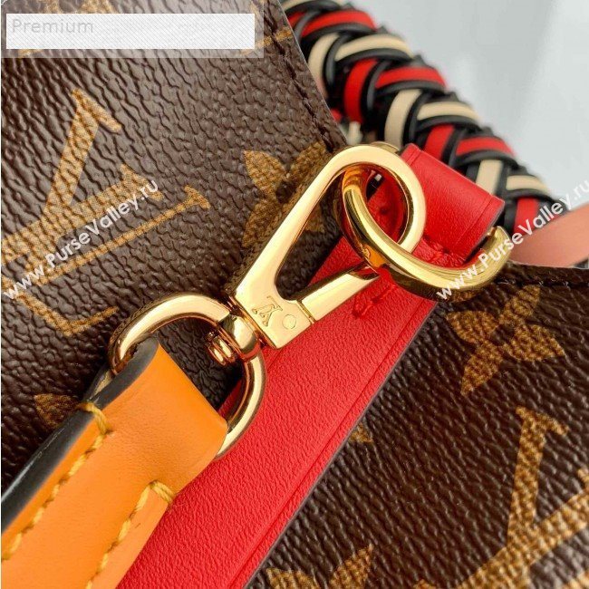 Louis Vuitton Monogram Canvas Montaigne MM Braided Top Handle Bag M44672 2019 (FANG-9071256)