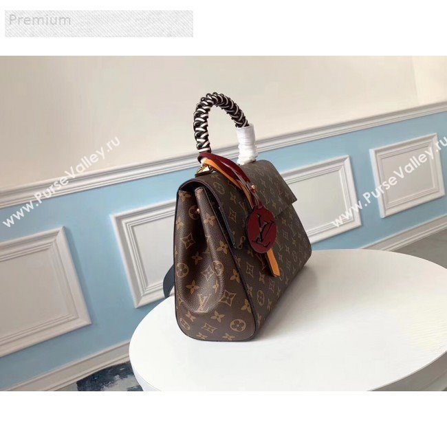 Louis Vuitton Monogram Canvas Cluny MM Braided Top Handle Bag M44669 2019 (FANG-9071257)
