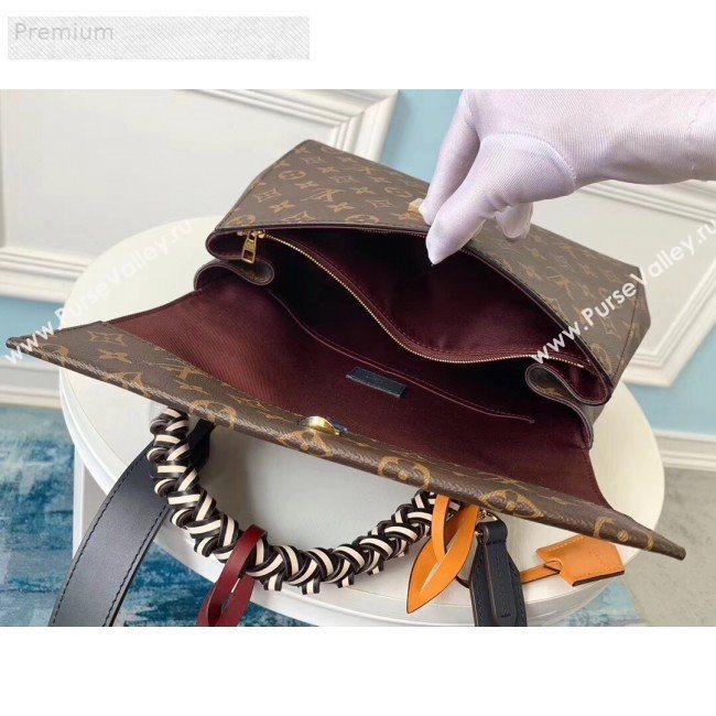 Louis Vuitton Monogram Canvas Cluny MM Braided Top Handle Bag M44669 2019 (FANG-9071257)