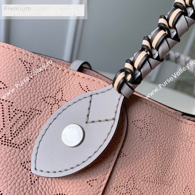 Louis Vuitton Perforated Monogram Calfskin Hina PM Braided Top Handle Bag M53938 Pink 2019 (LVSJ-9071263)