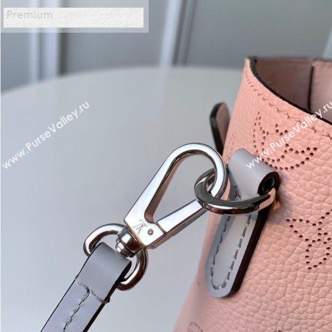Louis Vuitton Perforated Monogram Calfskin Hina PM Braided Top Handle Bag M53938 Pink 2019 (LVSJ-9071263)