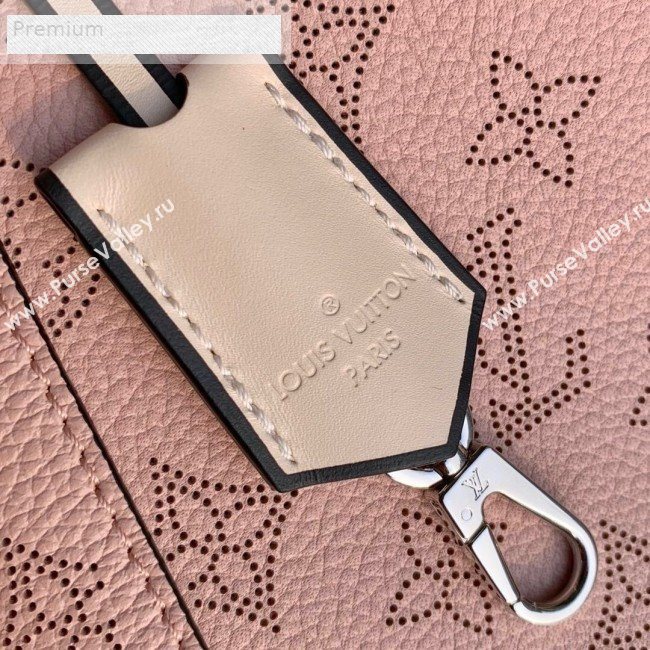 Louis Vuitton Perforated Monogram Calfskin Hina PM Braided Top Handle Bag M53938 Pink 2019 (LVSJ-9071263)