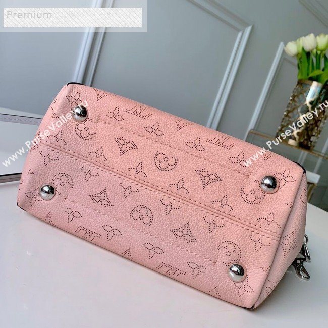 Louis Vuitton Perforated Monogram Calfskin Hina PM Braided Top Handle Bag M53938 Pink 2019 (LVSJ-9071263)