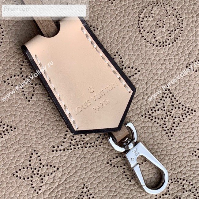 Louis Vuitton Perforated Monogram Calfskin Hina PM Braided Top Handle Bag M53914 Galet Gray 2019 (LVSJ-9071262)
