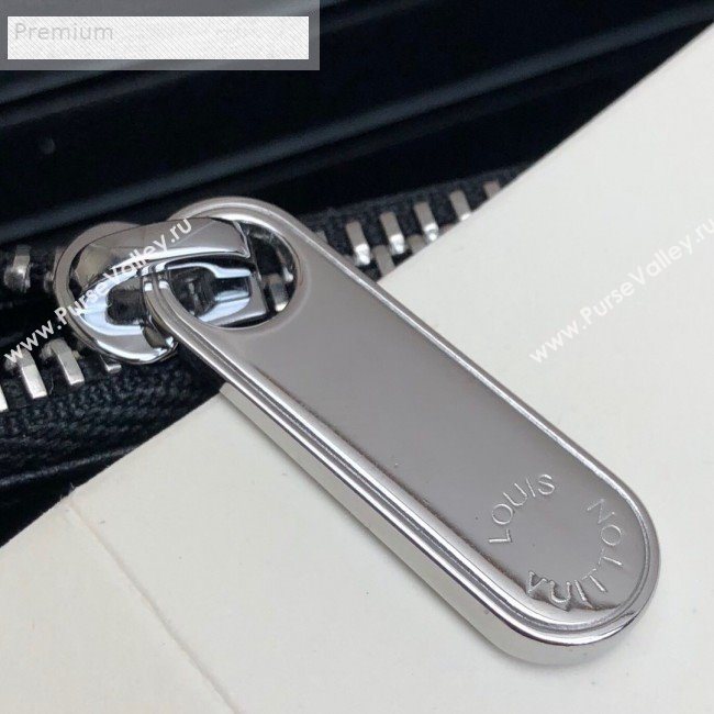 Louis Vuitton Perforated Monogram Calfskin Long Zippy Wallet M58428 Black 2019 (LVSJ-9071264)