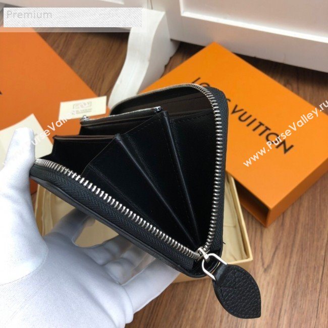 Louis Vuitton Perforated Monogram Calfskin Long Zippy Wallet M58428 Black 2019 (LVSJ-9071264)