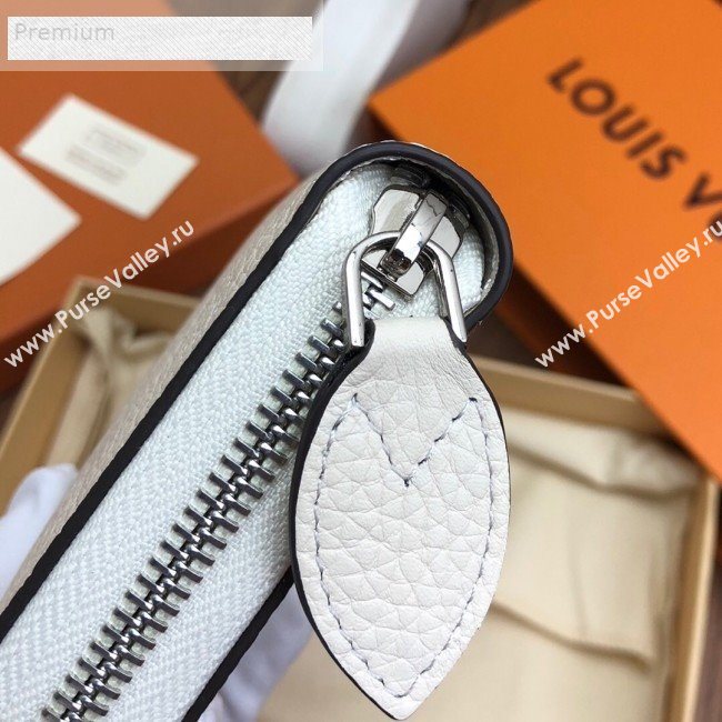 Louis Vuitton Perforated Monogram Calfskin Long Zippy Wallet M58431 White 2019 (LVSJ-9071266)