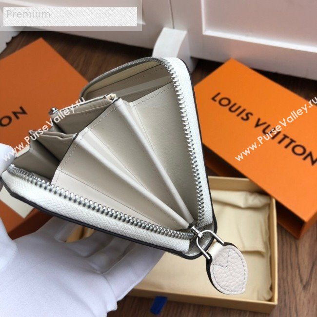 Louis Vuitton Perforated Monogram Calfskin Long Zippy Wallet M58431 White 2019 (LVSJ-9071266)