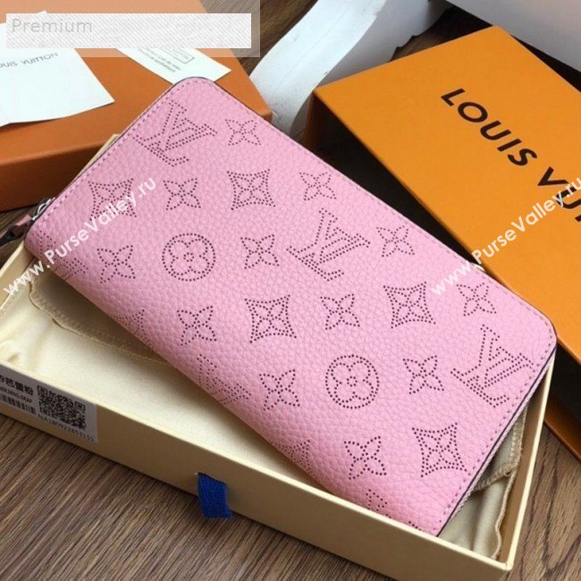 Louis Vuitton Perforated Monogram Calfskin Long Zippy Wallet M58429 Ballet Pink 2019 (LVSJ-9071267)