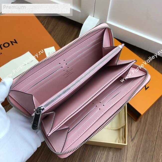 Louis Vuitton Perforated Monogram Calfskin Long Zippy Wallet M58429 Ballet Pink 2019 (LVSJ-9071267)
