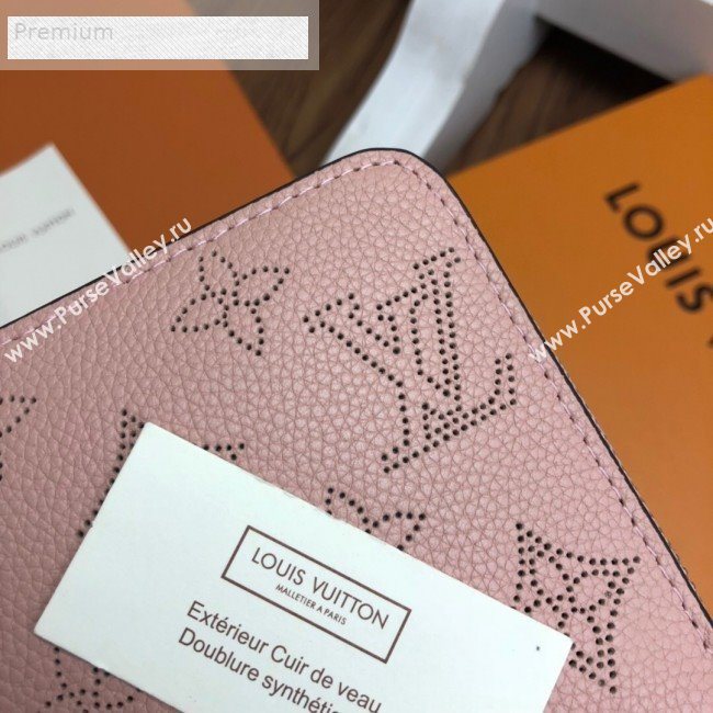 Louis Vuitton Perforated Monogram Calfskin Long Zippy Wallet M58429 Magnolia Pink 2019 (LVSJ-9071268)