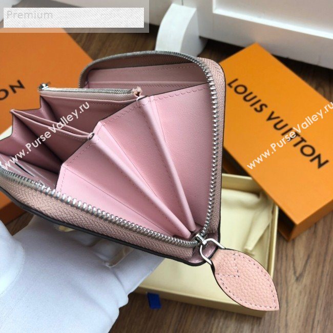 Louis Vuitton Perforated Monogram Calfskin Long Zippy Wallet M58429 Magnolia Pink 2019 (LVSJ-9071268)