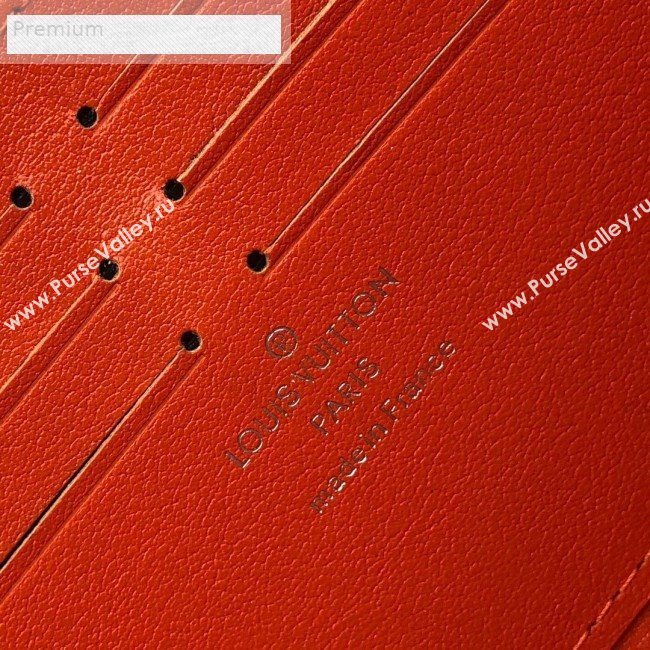 Louis Vuitton Perforated Monogram Calfskin Long Zippy Wallet M58428 Blue 2019 (LVSJ-9071269)