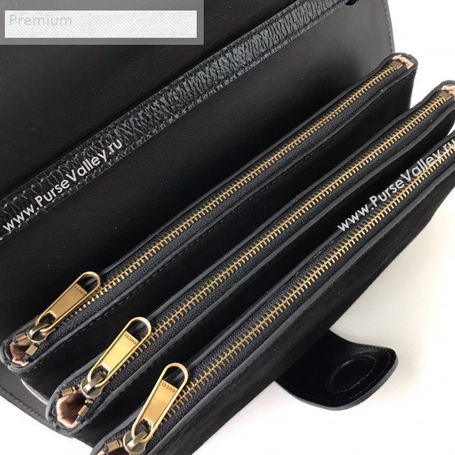 Gucci Ophidia Suede Messenger Shoulder Bag 548304 Black 2018 (DLH-9071302)