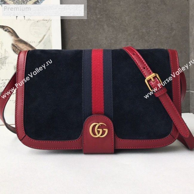 Gucci Ophidia Suede Messenger Shoulder Bag 548304 Red 2018 (DLH-9071303)