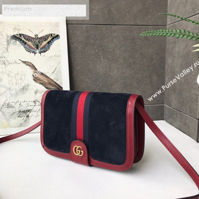 Gucci Ophidia Suede Messenger Shoulder Bag 548304 Red 2018 (DLH-9071303)