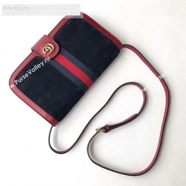 Gucci Ophidia Suede Messenger Shoulder Bag 548304 Red 2018 (DLH-9071303)
